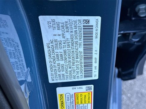 New 2026 Honda Civic Sport Touring image 31