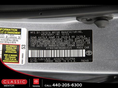 Certified 2024 Toyota Camry XSE FWD image 21