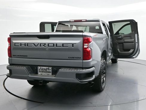 Used 2025 Chevrolet Silverado 1500 Custom w/ Turbomax Blackout Package AWD/4WD image 40
