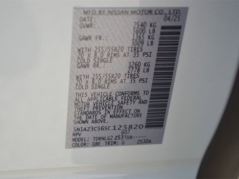 New 2025 Nissan Murano SL w/ Cargo Package image 39