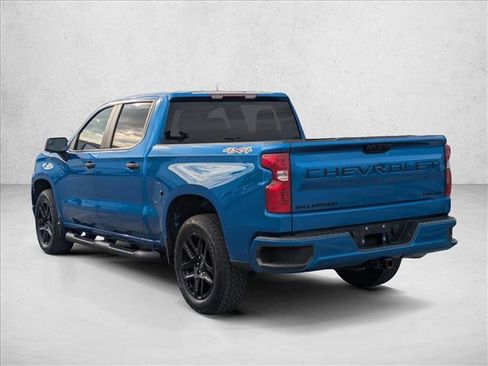 Used 2024 Chevrolet Silverado 1500 Custom w/ Turbomax Blackout Package AWD/4WD image 7