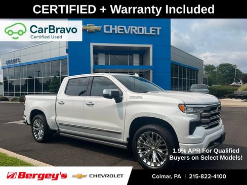 Certified 2022 Chevrolet Silverado 1500 High Country w/ Technology Package AWD/4WD image 1