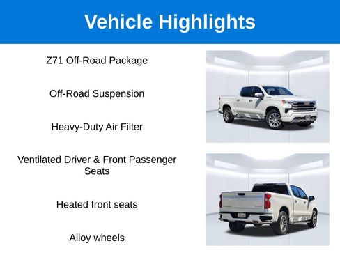 Used 2023 Chevrolet Silverado 1500 High Country w/ Technology Package AWD/4WD image 2