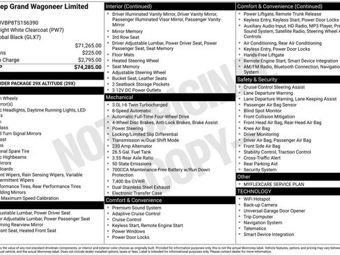 New 2026 Jeep Grand Wagoneer Limited AWD/4WD image 4
