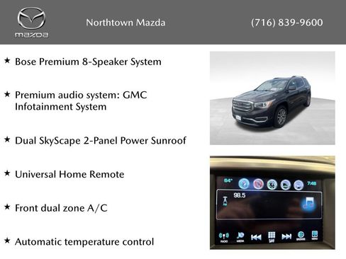 Used 2018 GMC Acadia SLE AWD/4WD image 2