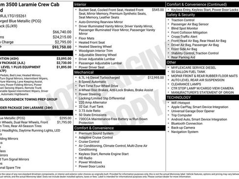 New 2026 RAM 3500 Laramie w/ Night Edition AWD/4WD image 9