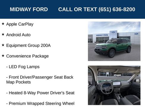 New 2025 Ford Bronco Sport Big Bend w/ Convenience Package image 7