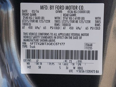 Used 2016 Ford F250 Lariat w/ Lariat Interior Package image 63