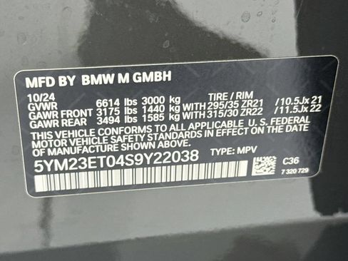 Used 2025 BMW X6 M Competition w/ Executive Package AWD/4WD image 34