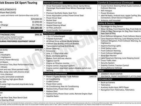 New 2026 Buick Encore GX Sport Touring w/ Comfort Package image 3