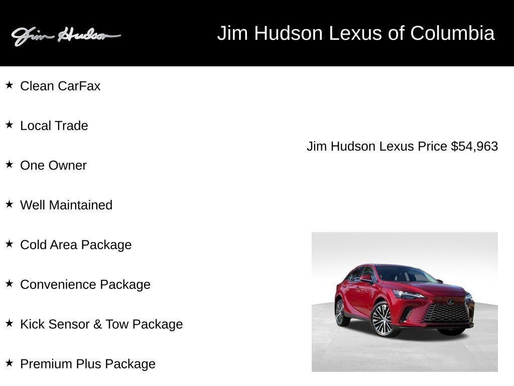 Certified 2024 Lexus RX 350 Premium Plus w/ Convenience Package AWD/4WD image 4