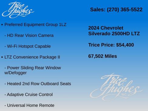 Used 2024 Chevrolet Silverado 2500 LTZ w/ LTZ Convenience Package AWD/4WD image 34
