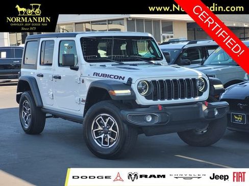 Certified 2024 Jeep Wrangler Unlimited Rubicon AWD/4WD image 1