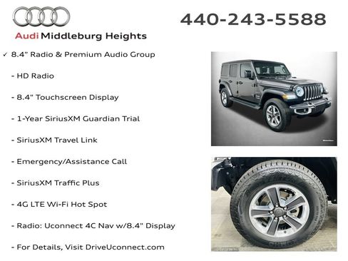 Used 2021 Jeep Wrangler Unlimited Sahara AWD/4WD image 11