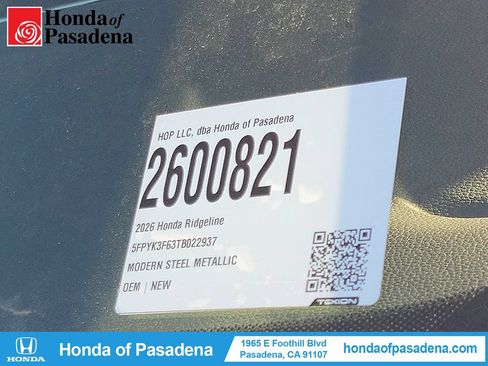New 2026 Honda Ridgeline TrailSport image 22