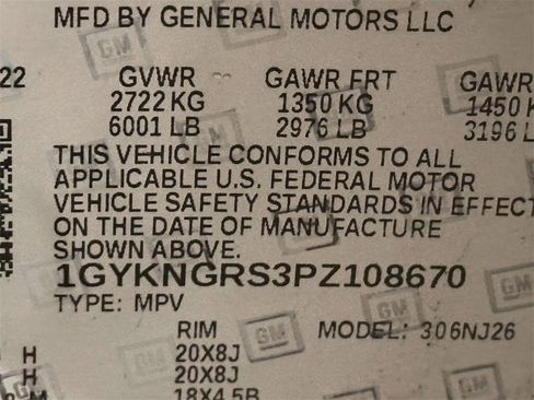 Used 2023 Cadillac XT5 Sportv w/ Technology Package image 32