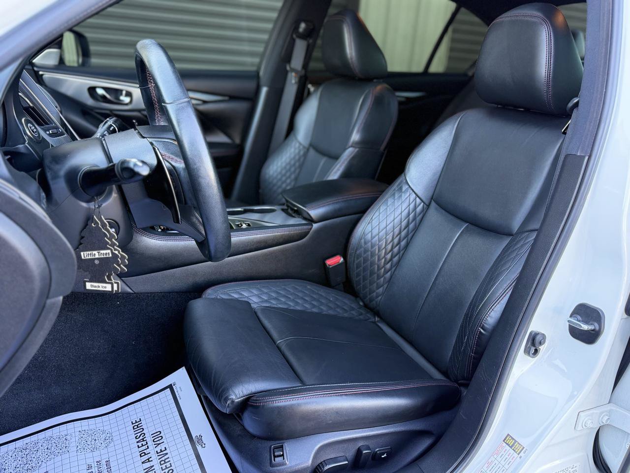 Used 2018 INFINITI Q50 Red Sport 400 w/ Sensory Package (Sport) RWD image 12