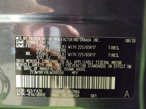 Used 2020 Toyota RAV4 XLE w/ XLE Grade Weather Package image 33