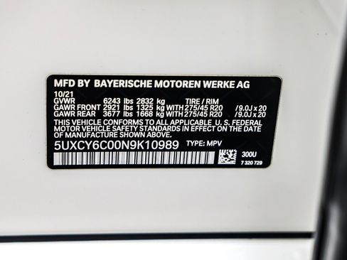 Used 2022 BMW X6 xDrive40i w/ M Sport Package image 25