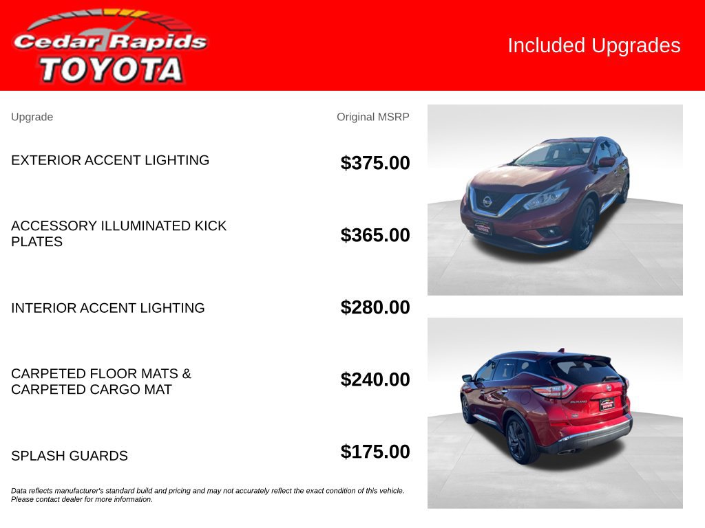 Used 2018 Nissan Murano Platinum AWD/4WD image 6