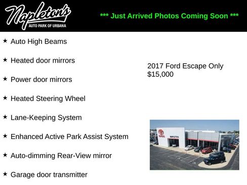 Used 2017 Ford Escape Titanium w/ Equipment Group 301A image 3