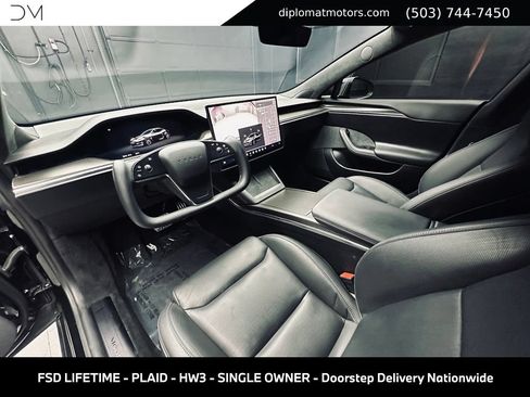 Used 2021 Tesla Model S Plaid AWD/4WD image 16
