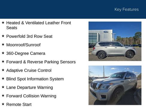 Used 2017 Nissan Armada Platinum w/ Captain Seat Package image 4