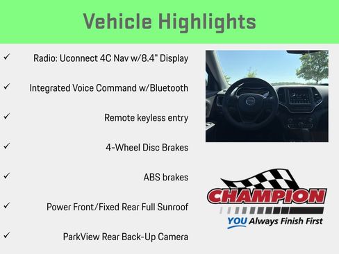 Used 2022 Jeep Cherokee Trailhawk w/ Sun, Sound & Nav Group AWD/4WD image 12