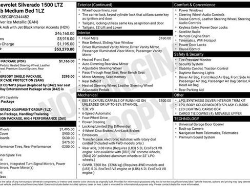 Used 2015 Chevrolet Silverado 1500 LTZ w/ LTZ Plus Package AWD/4WD image 4