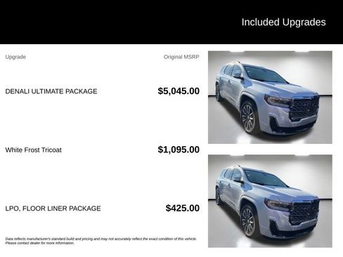 Used 2022 GMC Acadia Denali w/ Denali Ultimate Package AWD/4WD image 4
