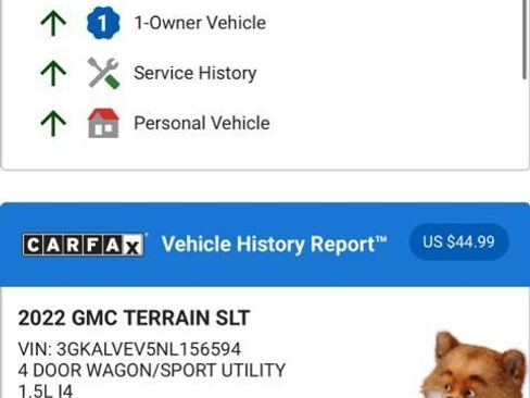 Used 2022 GMC Terrain SLT w/ Infotainment Package II image 4