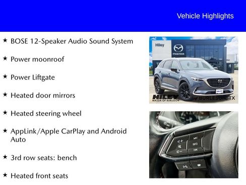 Certified 2023 MAZDA CX-9 Carbon Edition AWD/4WD image 10