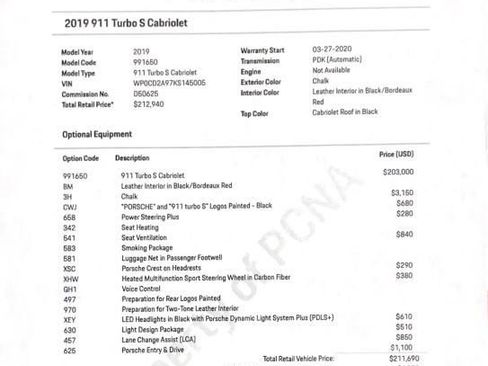 Used 2019 Porsche 911 Turbo S image 10