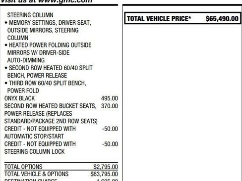 Used 2021 GMC Yukon SLT w/ SLT Luxury Package AWD/4WD image 2