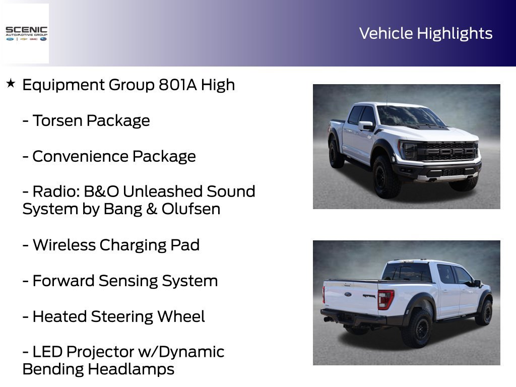 Used 2022 Ford F150 Raptor w/ Equipment Group 801A High AWD/4WD image 15