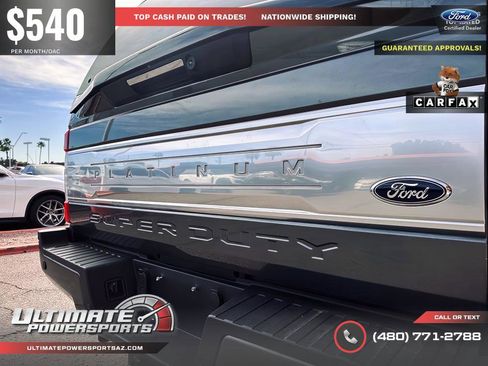 Used 2019 Ford F250 Platinum w/ Platinum Ultimate Package AWD/4WD image 38