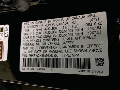 Used 2021 Honda CR-V Touring image 32