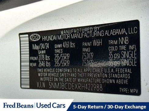 Certified 2024 Hyundai Tucson SEL image 32