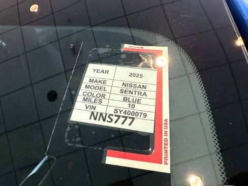 New 2025 Nissan Sentra SV w/ Trunk Package image 32