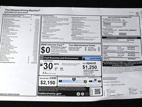 Used 2025 BMW 530i xDrive image 27