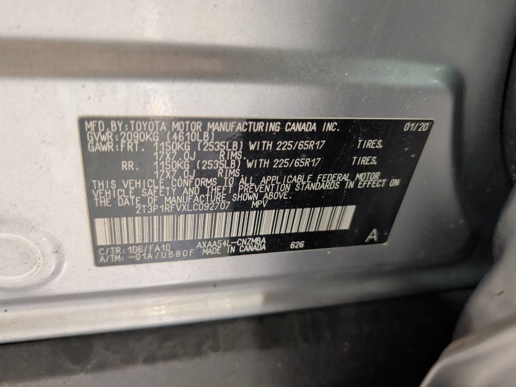 Used 2020 Toyota RAV4 XLE AWD/4WD image 12