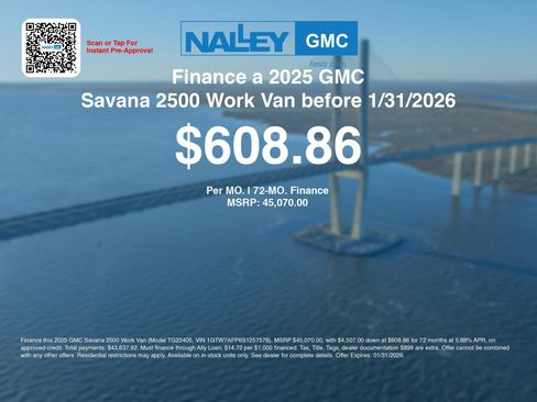 New 2025 GMC Savana 2500 w/ Driver Convenience Package image 7