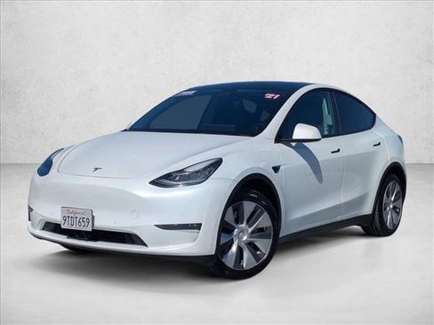 Used 2021 Tesla Model Y Long Range AWD/4WD image 1