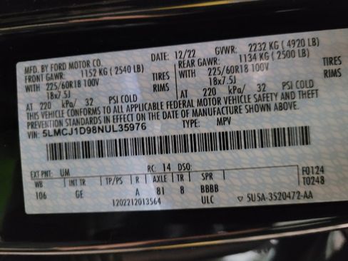 Used 2022 Lincoln Corsair AWD w/ Equipment Group 101A image 33
