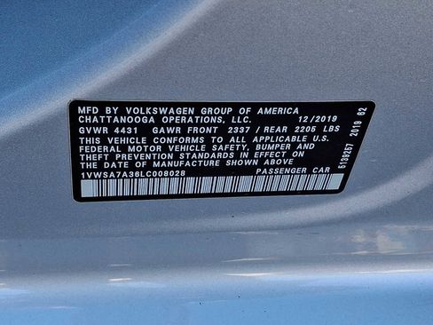 Used 2020 Volkswagen Passat 2.0T SE image 26