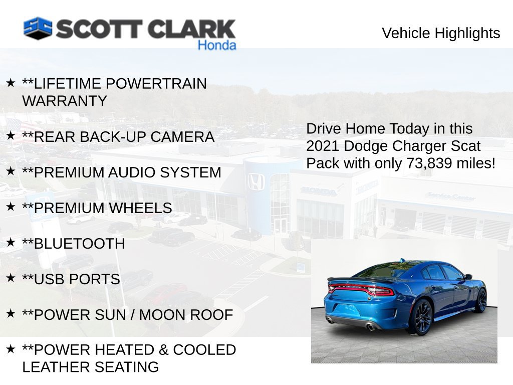 Used 2021 Dodge Charger Scat Pack w/ Plus Group RWD image 11