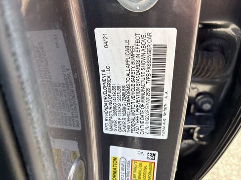 Certified 2021 Honda Accord EX-L image 30