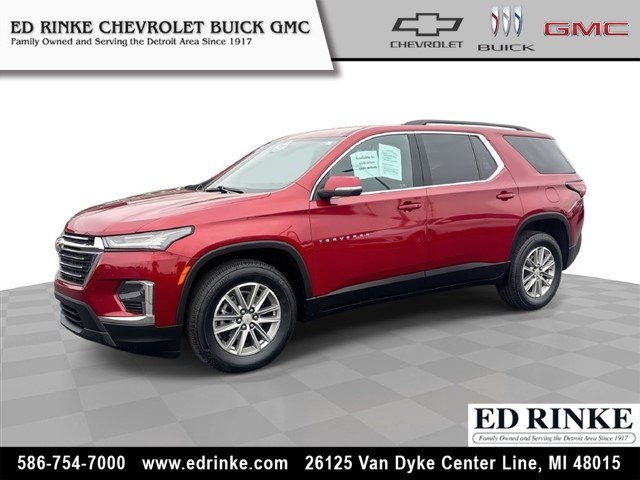 Certified 2023 Chevrolet Traverse LT w/ LPO, Floor Liner Package AWD/4WD image 1
