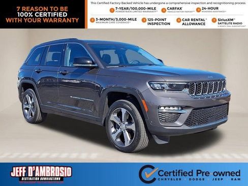 Used 2022 Jeep Grand Cherokee Limited 4xe w/ Luxury Tech Group II AWD/4WD image 1