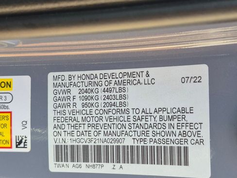 Used 2022 Honda Accord Sport image 33